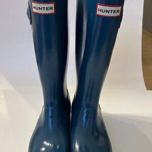 Hunter Big Kids Original Gloss Rain Boots 5G/EU37